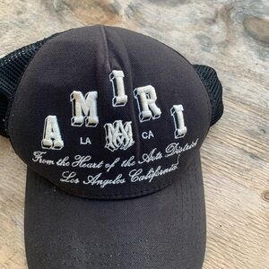 Amiri Black Cap